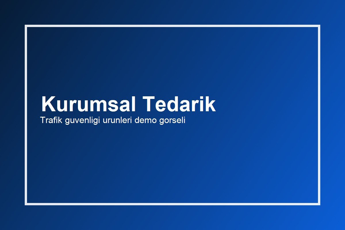 Toptan trafik güvenliği ürünleri